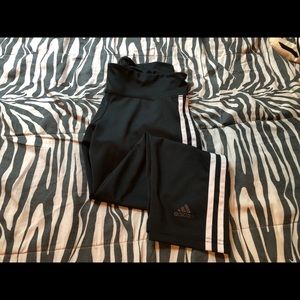 adidas climalite spandex cropped leggings .